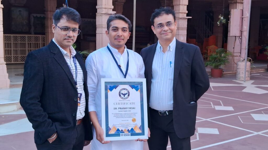 A Visionary Leader Changing The World from Nadiad, Gujarat.