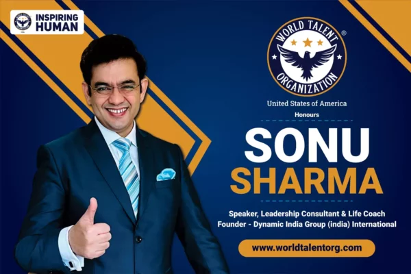World Talent Organization USA Award to International Speaker Sonu Sharma
